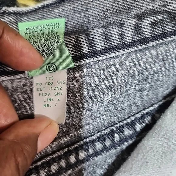 Vintage Gitano 80s Acid Wash High waisted Jeans. Size 12 Short - Picture 7 of 10